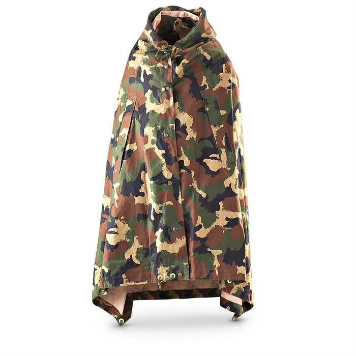 Original Army Shelter Half Poncho Camo Military Vattentät 165 x 255 cm överskott - GoMilitar