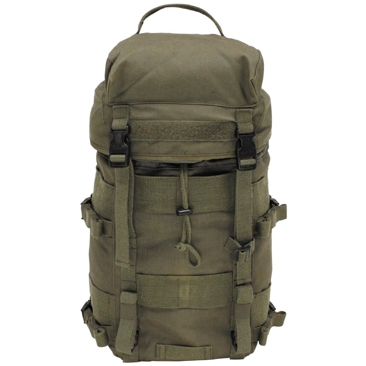 Original Österrike militär taktisk ryggsäck avtagbar toppskydd 25l od grön