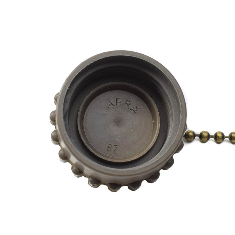 Original Österrikisk armé kantin aluminiumkolvplastplastskruv locket Militärt överskott