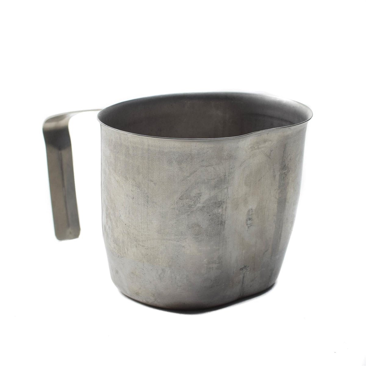 Original Österrikisk armé kantin rostfritt stål koppar vikhandtag militär fråga