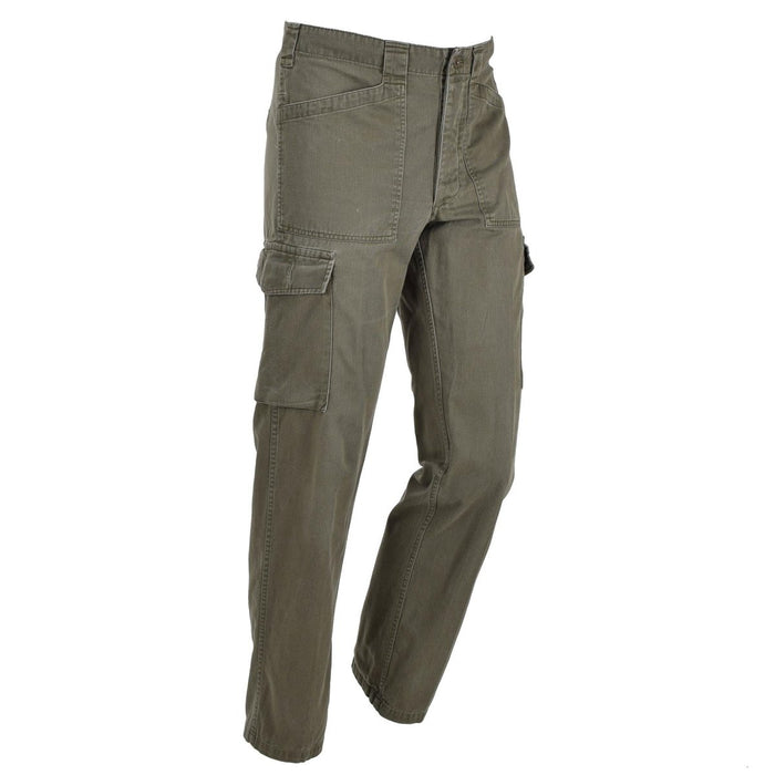 Original österrikisk army cargo arbetsbyxa oliv fältservice klassiska byxor - GoMilitar