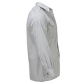 Original Österrikiska arméklassiska skjortor Gray Long Sleeve Lightweight Uniform New