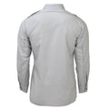 Original Österrikiska arméklassiska skjortor Gray Long Sleeve Lightweight Uniform New