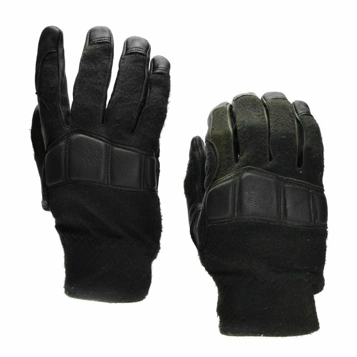 Original Österrikisk arméstrid Taktiska handskar läder Nomex militära handskar