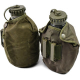 Original Österrikisk armé som dricker kolv Vattenflaska Militär Canteen Pouch Pouch