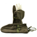 Original österrikisk armé ull Trigger Finger Vantar Vinterhandskar Olive