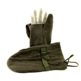 Original österrikisk armé ull Trigger Finger Vantar Vinterhandskar Olive