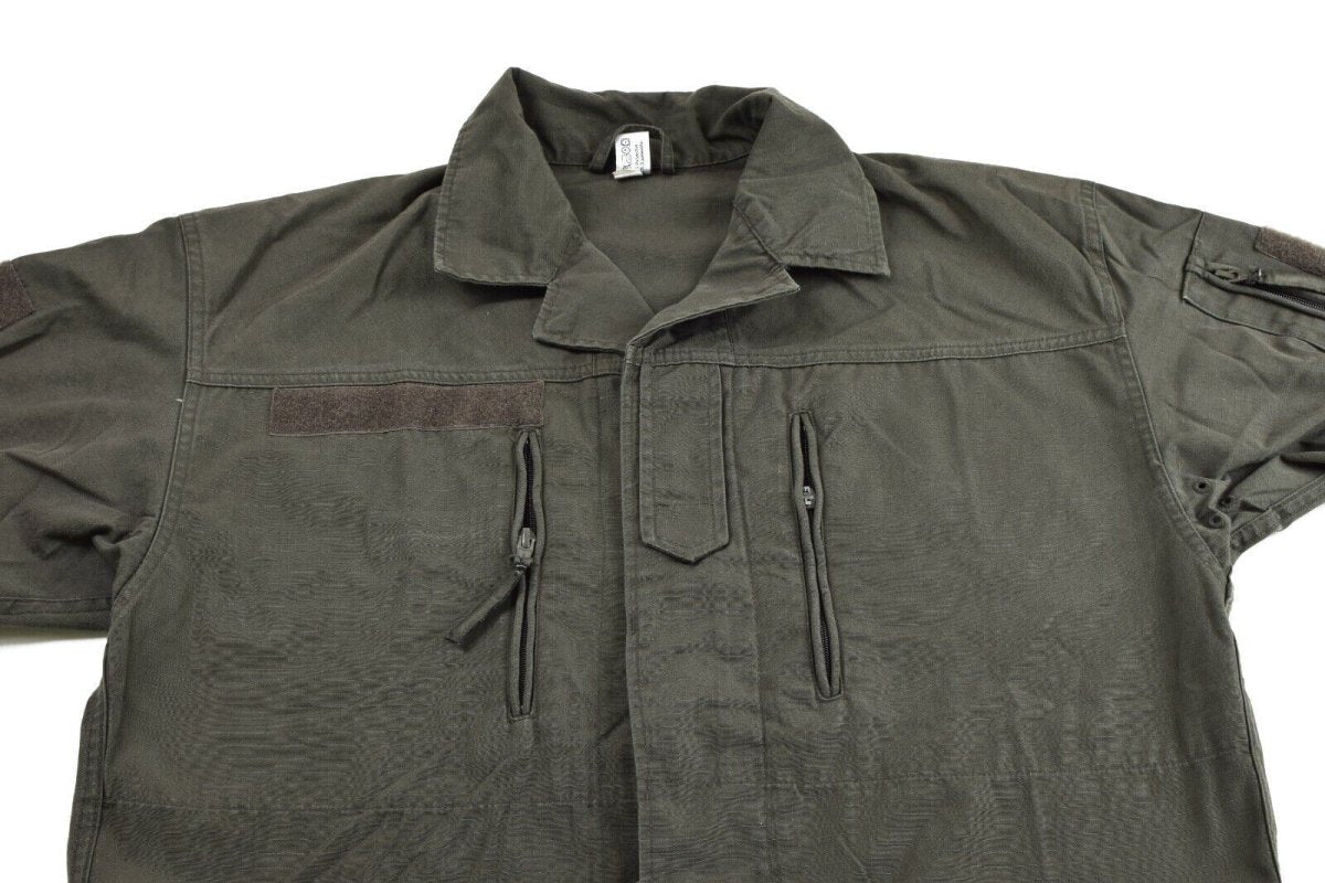 Original Österrikisk BH -armé Combat Shirt Jacket Ripstop Military Olive Drab