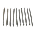 Original österrikiska militära aluminiumtältstakar Campingpinnar 10 Pack 26 cm