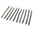 Original österrikiska militära aluminiumtältstakar Campingpinnar 10 Pack 26 cm
