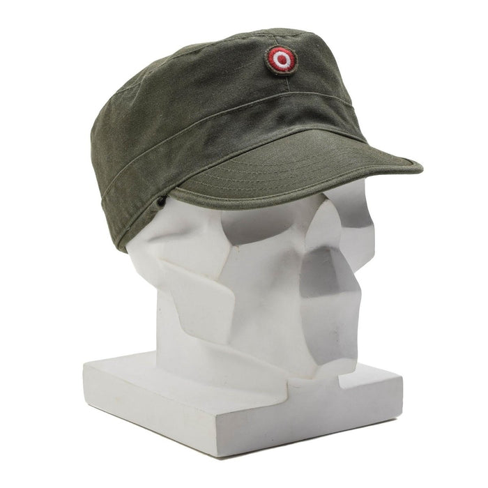 Original Austrian Military Cap Lightweight Foldable Ears Flaps Tactical Hat OD - GoMilitar