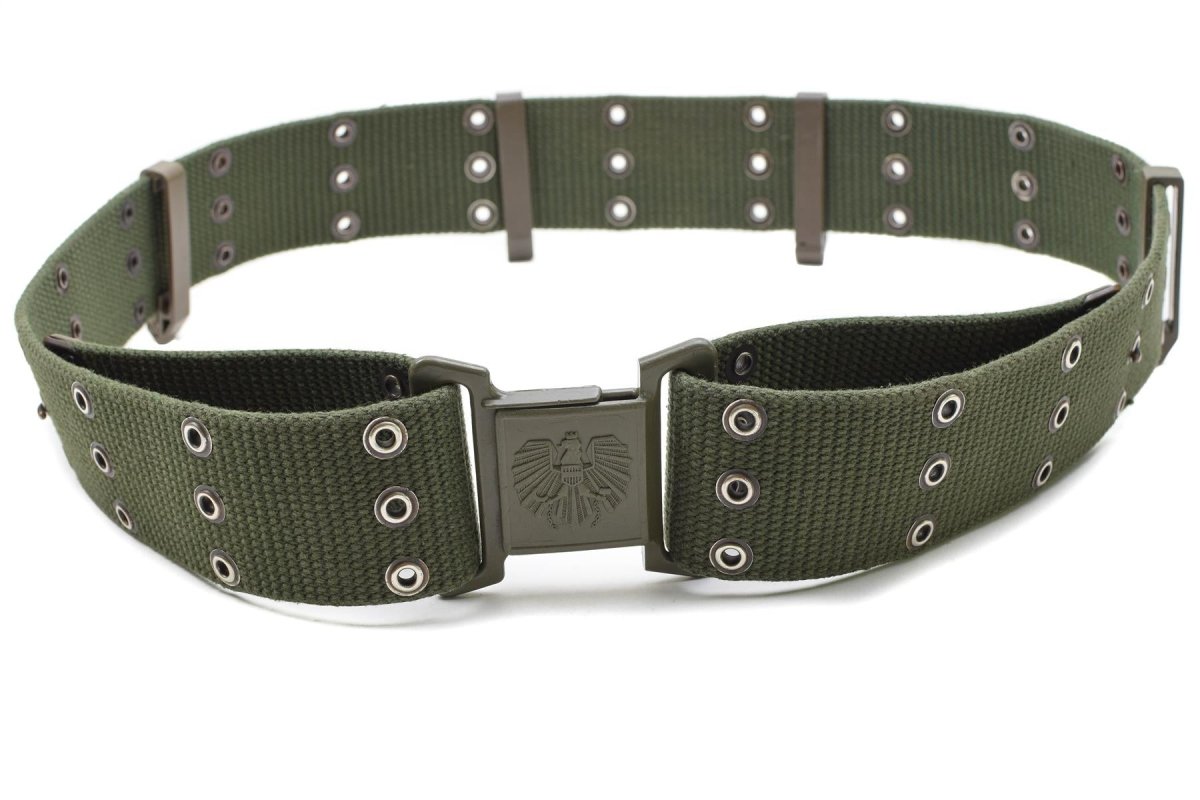 Original Österrikisk militär stridsbältes trupper Taktiska Alice Webbing Canvas OD