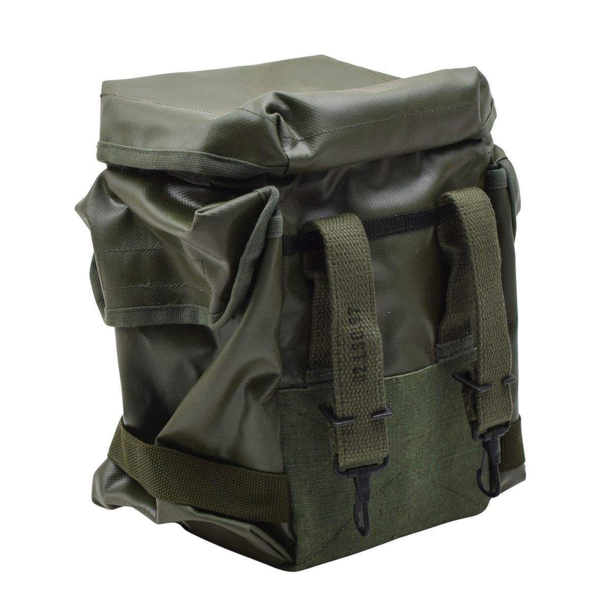 Original österrikisk militär Drager Gasmask Set Militär samlarobjekt Oliv använd