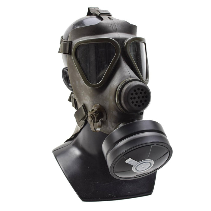 Original Austrian Military Drager Gas Mask Set Decorative Purposes Olive - GoMilitar