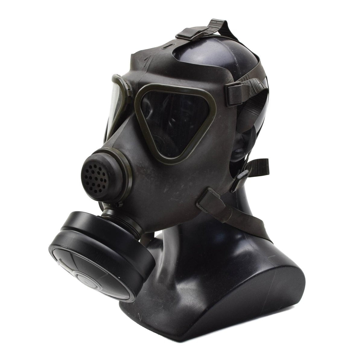 Original österrikisk militär Drager Gasmask Set Military Collectible Olive