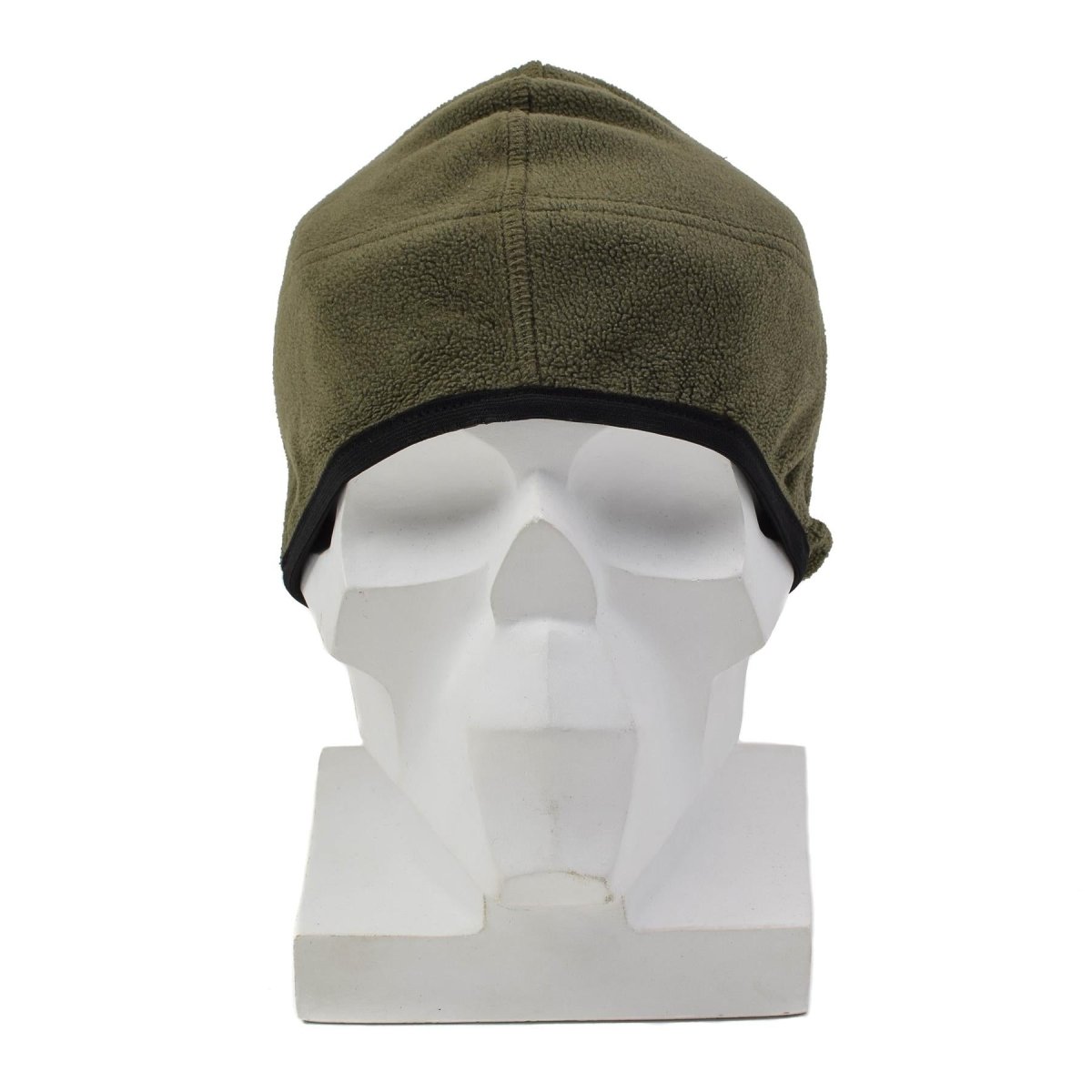 Original österrikisk mössa i militär fleece Mjuk Varm vinter utomhus Olive
