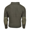 Original Österrikisk militär tröja armerade armbågar Blouson Rib Knit Pullover