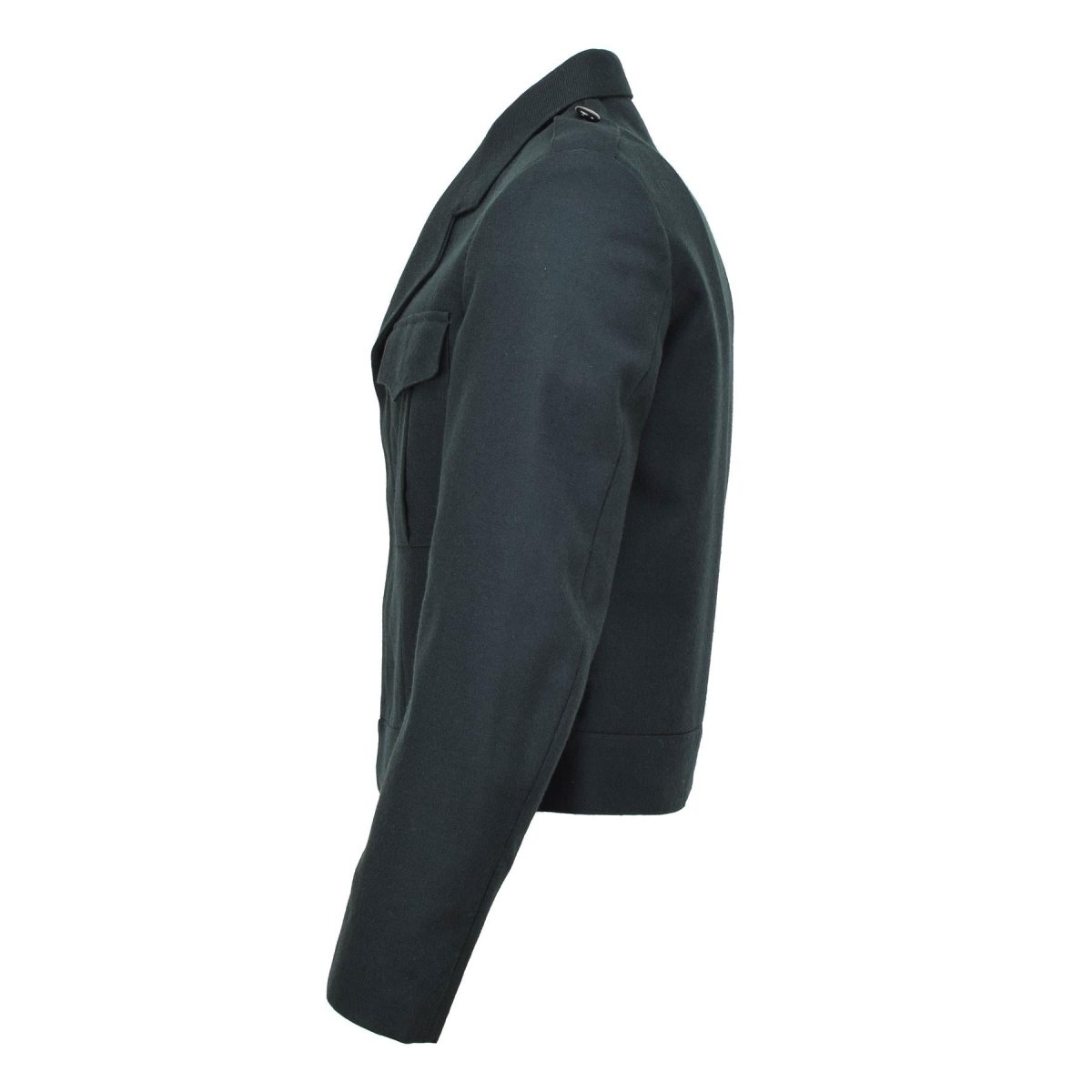Original belgisk arméblusjacka fält trupper casual ull blouson green ny