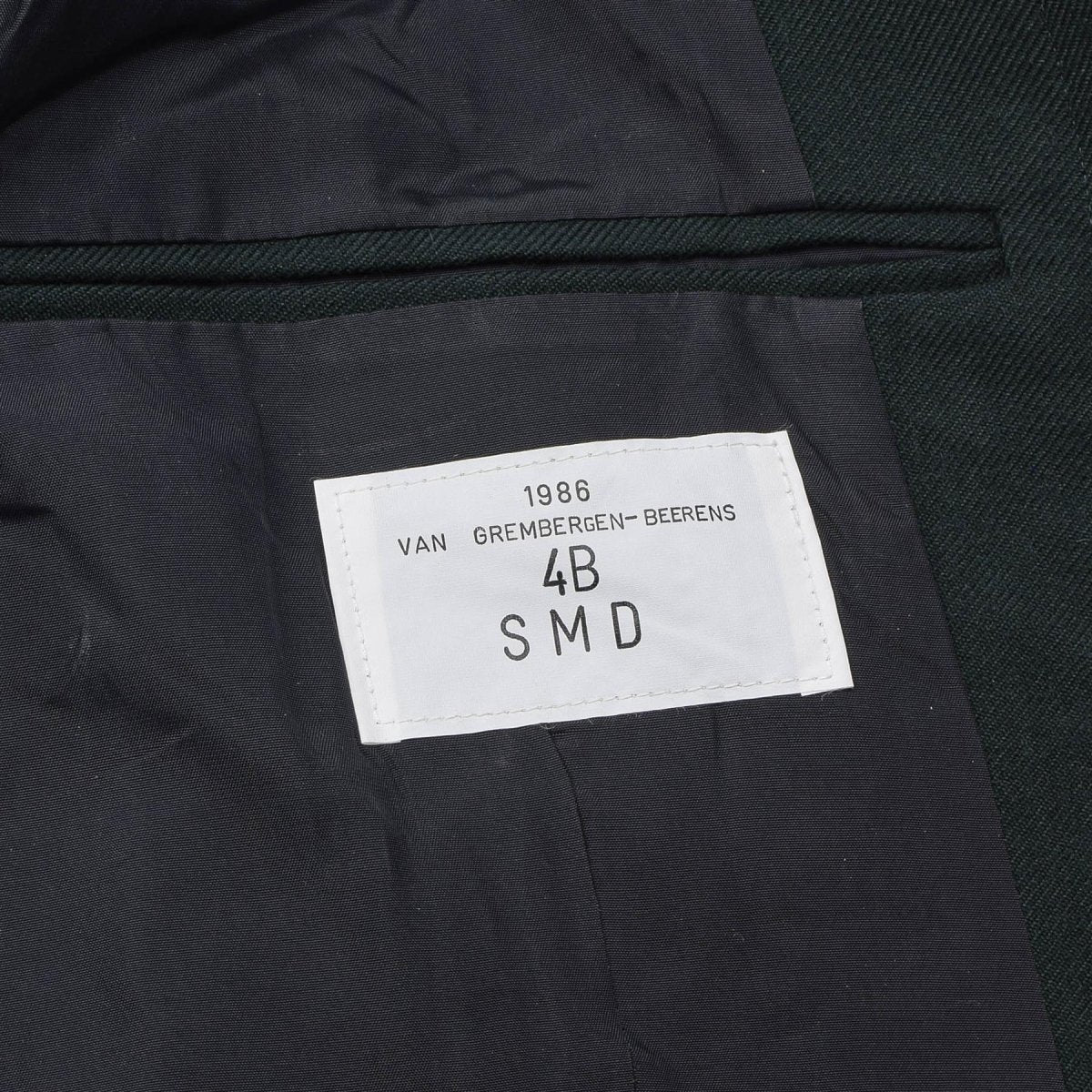 Original belgisk arméblusjacka fält trupper casual ull blouson green ny