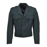 Original belgisk arméblusjacka fält trupper casual ull blouson green ny