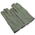 Original belgisk armé stridshandskar wwii stil handskar nylon läder oliv ny