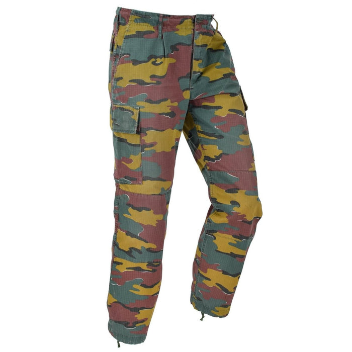 Original belgiska arméfältstridsbyxor Rip Stop Pants Military Surplus - GoMilitar