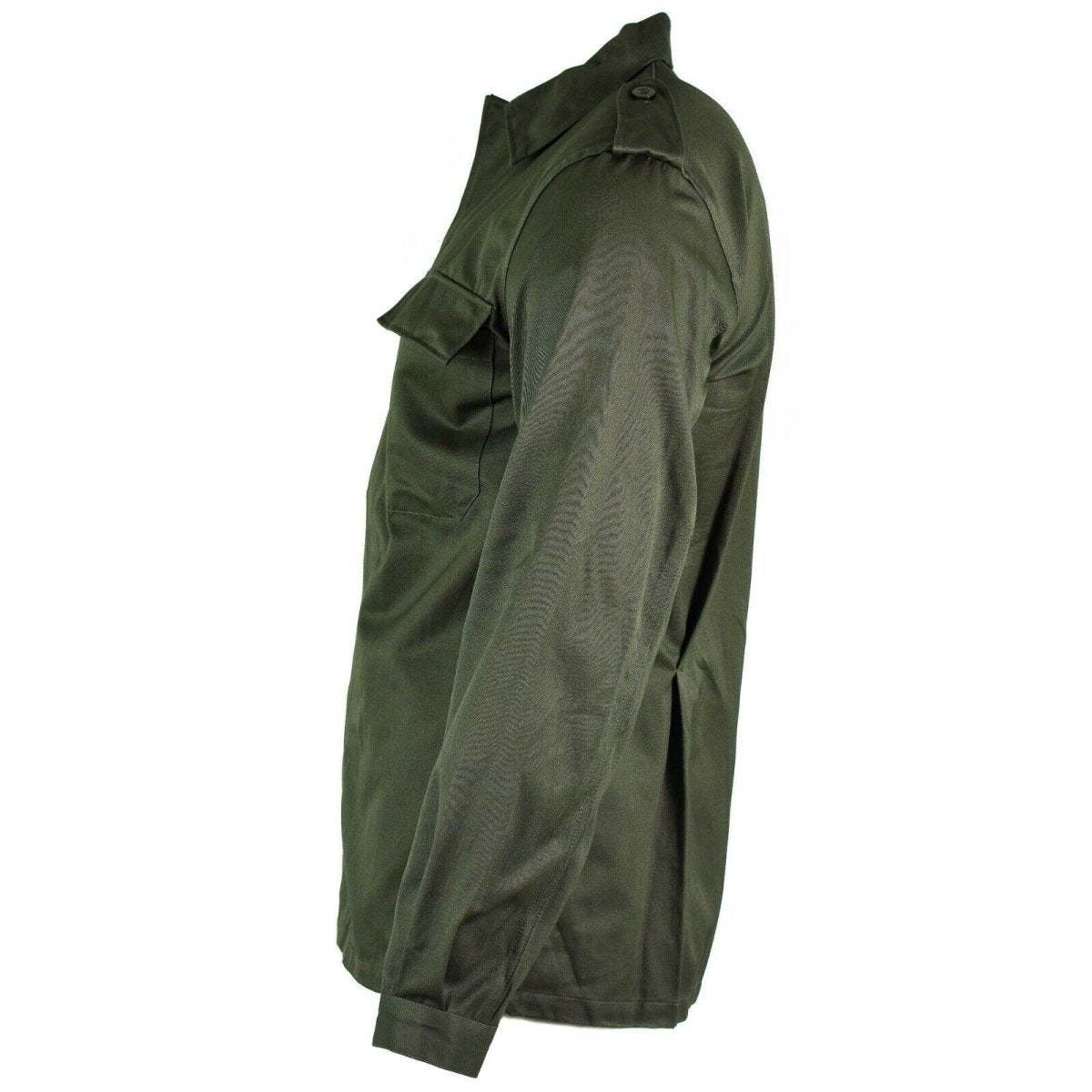 Original belgisk arméfältjacka militär bdu olivskjorta militär strid ny