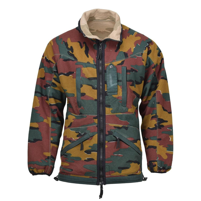 Original belgisk army fleecejacka vändbar windstopper BDU sticksågströja - GoMilitar
