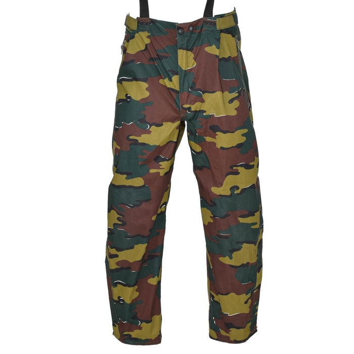 Original Belgian Military vattentäta byxor sticksåg camo seyntex regnbyxor - GoMilitar