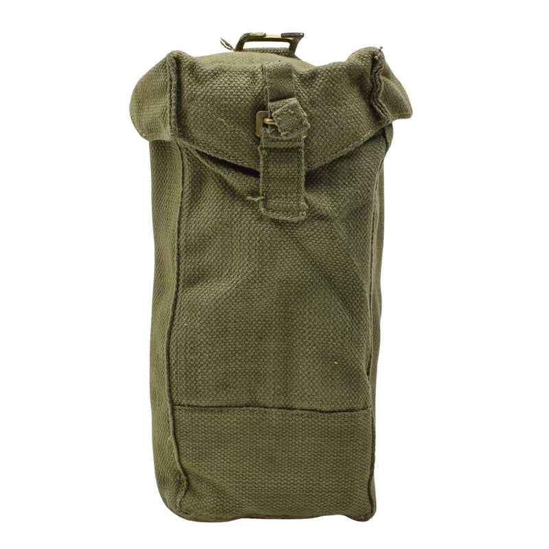 Original Belgium Army Durable Canvas material medium Magazine Pouch bag Olive - GoMilitar