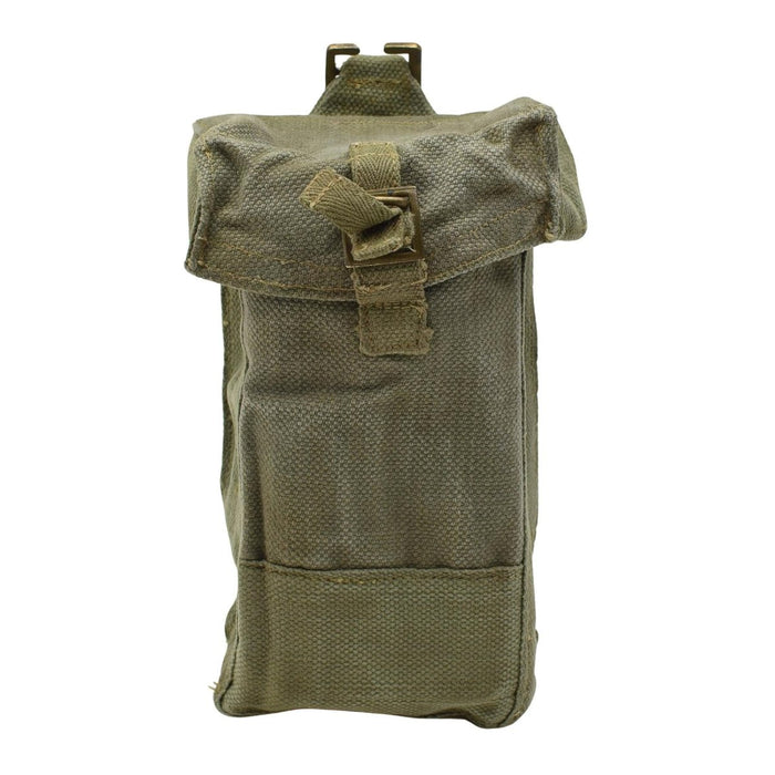 Original Belgien Military Durable Canvas material liten Magasinväska Olive - GoMilitar