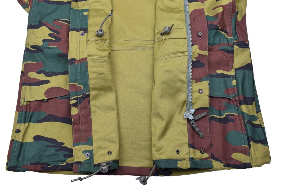 Original Belgien Militärjacka Taktiska trupper Field Uniform Jigsaw SEYNTEX