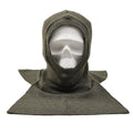 Original Belgien militär varm olivbalaclava huvudkläder ull rib stickad ny