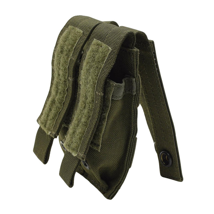 Original brittisk armé dubbel pistol magasinpåse mag väska militärfält Olive - GoMilitar