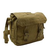 Original British Army M37 axelväska Canvas Field Haversack Pack Khaki