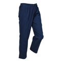 Original British Army Medic Trousers Plisserad front elastisk midja Marinblå