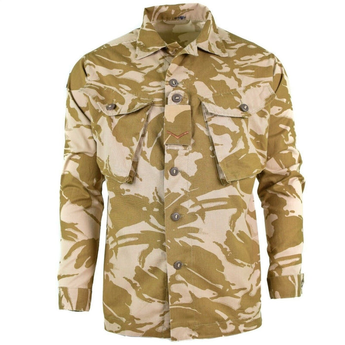 Original brittisk armé militär strid Desert field jacka skjorta lättvikts - GoMilitar