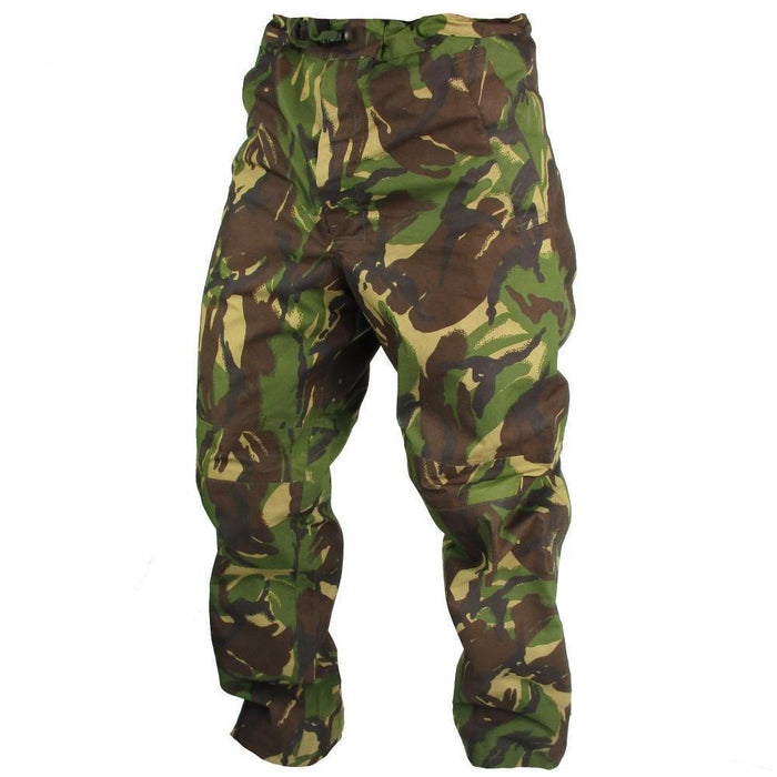 Original brittisk armé militär strid DPM camo regnbyxor vattentät goretex - GoMilitar