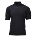 Original British Army Police Tactical T-shirts Kort ärm Zipping Black New