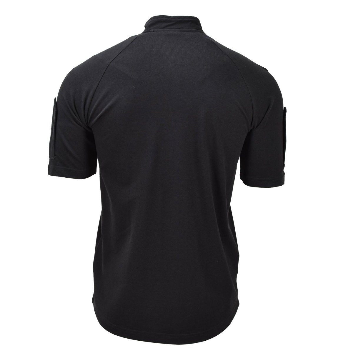 Original British Army Police Tactical T-shirts Kort ärm Zipping Black New