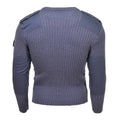 Original British Army Pullover Commando Jumper Blue Grey Sweater Wool