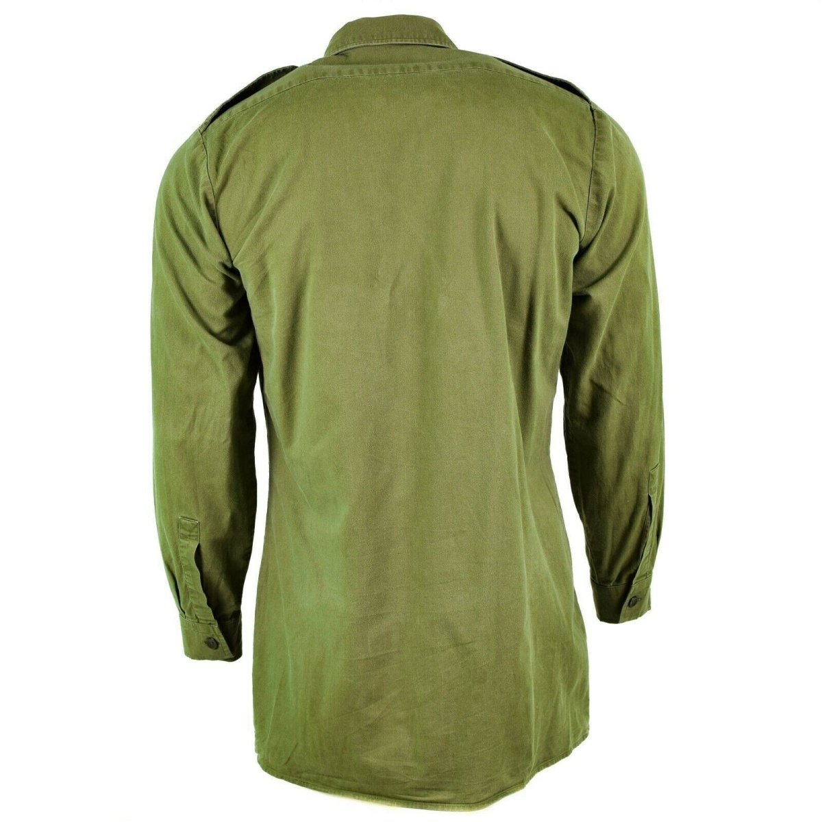 Original British Army Shirt O.D Grön militärtjänst långärmad BDU BDU