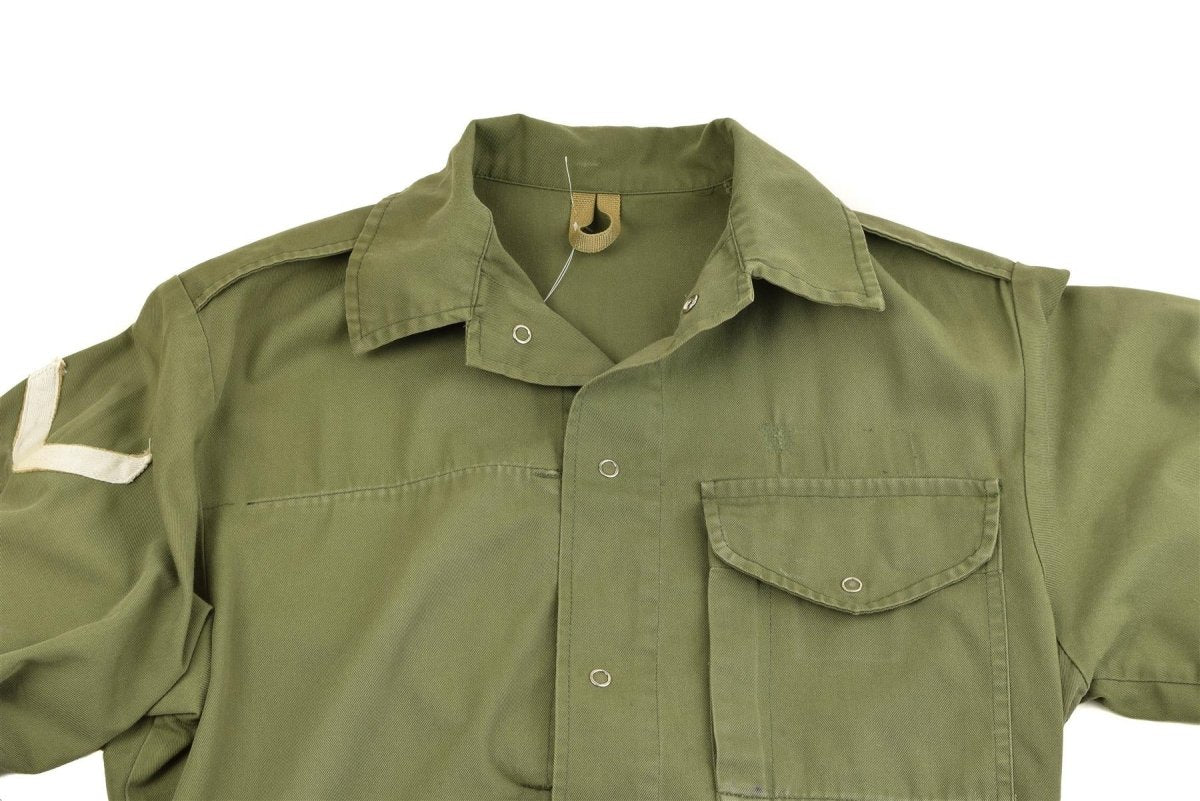 Original British Coverall Army Olive Green Suit Mechanics Jumpsuit Coveralls OD
