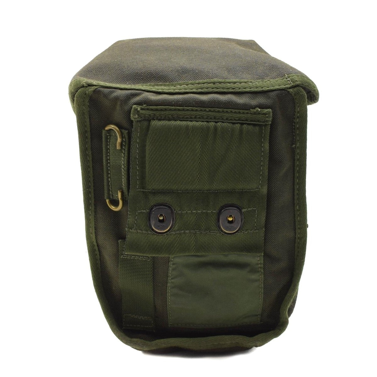 Original brittisk militär 1L matsalsskruv på locket Vintage-påse medföljer oliv