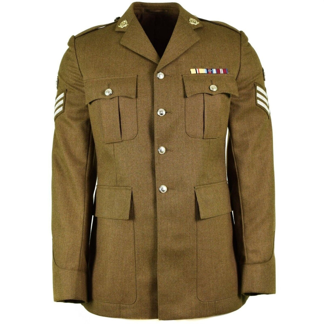 Original British Military Formal Jacket Military Uniform Issue Khaki New New