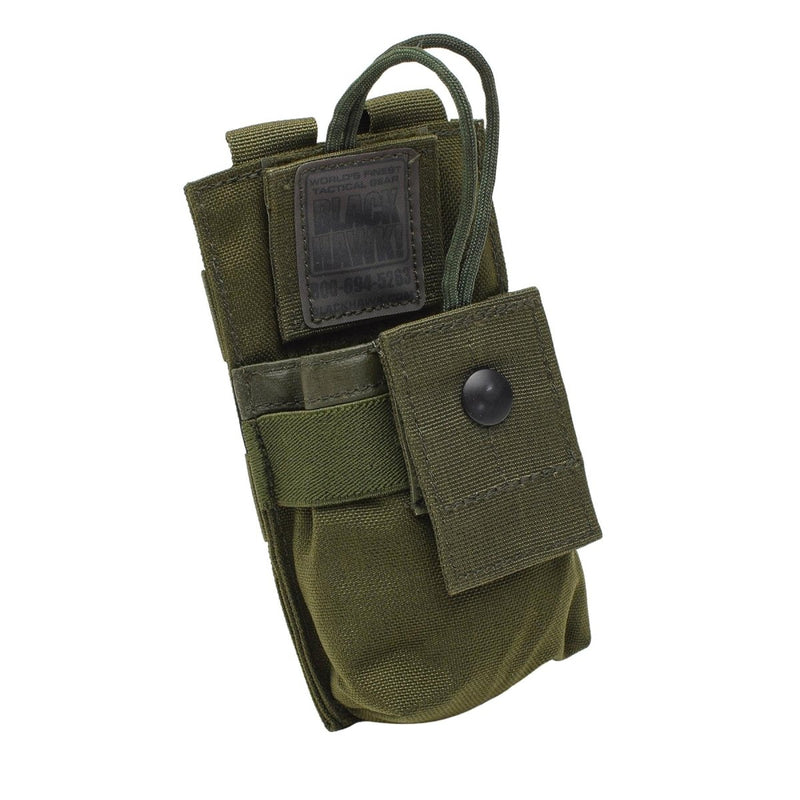 Original British Military GPS radio pouch molle bag nylon bag holster Olive - GoMilitar
