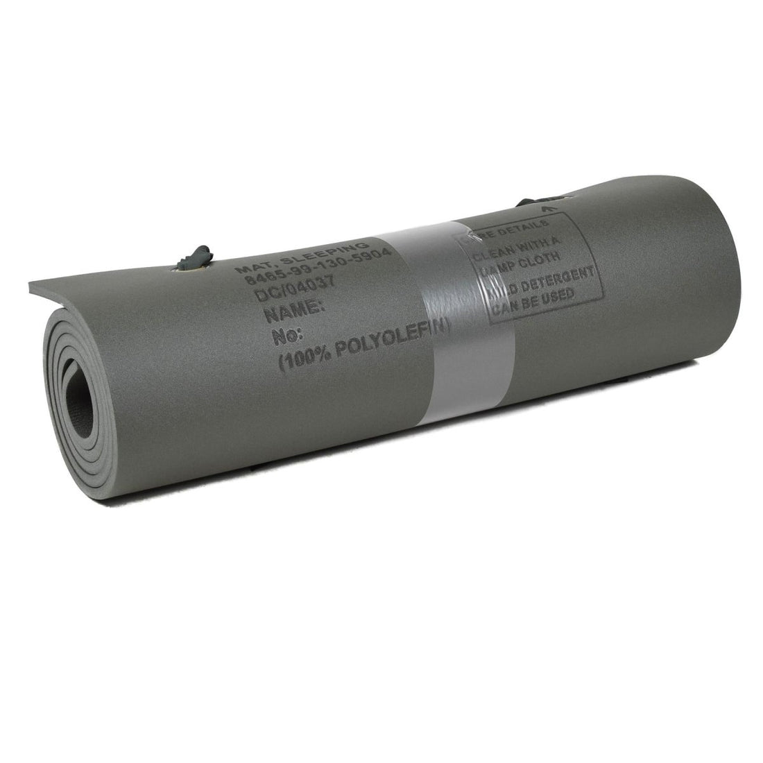 Original British Military Grey Sleeping Pad Bekväm kompakt lättvikt Ny
