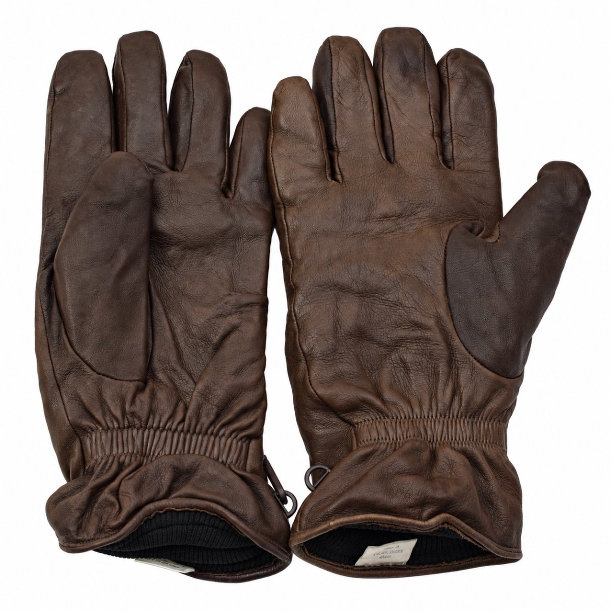 Original brittiska militära läderhandskar MK II Combat Foder Brun
