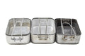 Original British Military Mess Tins Aluminium vandringsplatta camping utomhuspanna