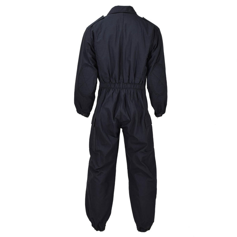 Original British Military Police Black Coverall Water Flame Resistant Jumpsuit